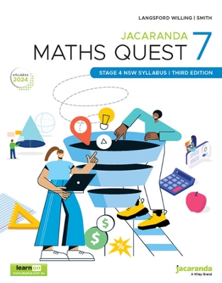 Jacaranda Maths Quest 7 Stage 4 NSW Syllabus, 3e learnON and Print book