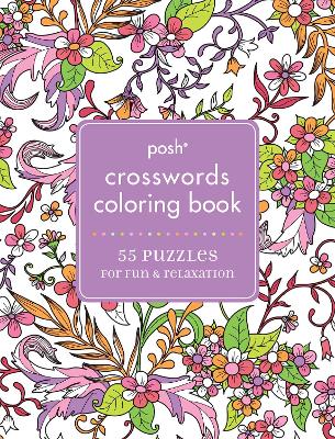 Posh Crosswords Adult Coloring Book book