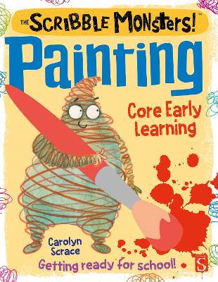 The Scribble Monsters!: Painting book