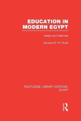 Education in Modern Egypt book