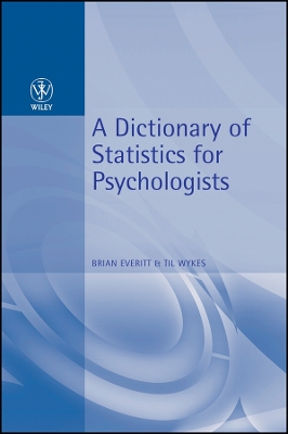 Dictionary of Statistics for Psychologists book