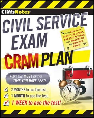 CliffsNotes Civil Service Exam Cram Plan book