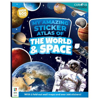 Incredible Sticker Atlas World and Space book