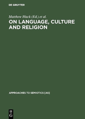 On language, culture and religion: In honor of Eugene A. Nida book