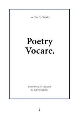 Poetry Vocare book