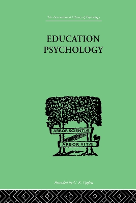 Education Psychology by E L Thorndike