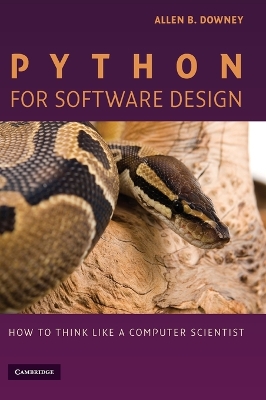Python for Software Design book