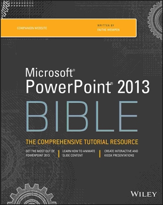 PowerPoint 2013 Bible book