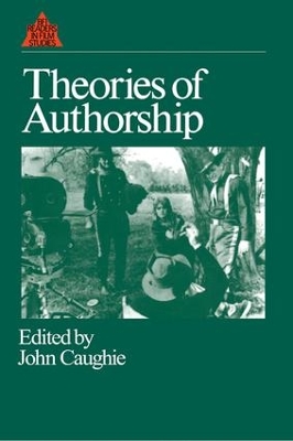 Theories of Authorship book