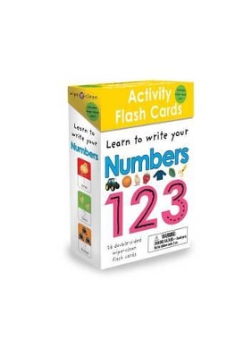 Wipe Clean: Activity Flash Cards Numbers by Roger Priddy