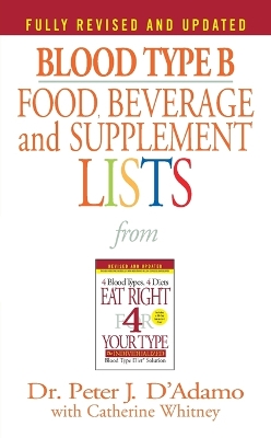 Blood Type B: Food, Beverage & book
