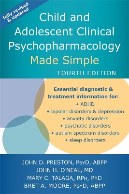 Child and Adolescent Clinical Psychopharmacology Made Simple book