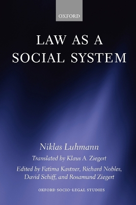 Law as a Social System book