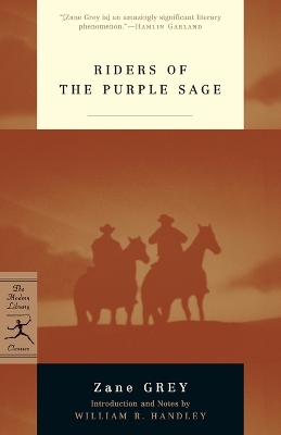 Mod Lib Riders Of The Purple Sage by Zane Grey