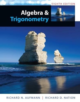 Study Guide with Student Solutions Manual for Aufmann's Algebra and Trigonometry, 8th book