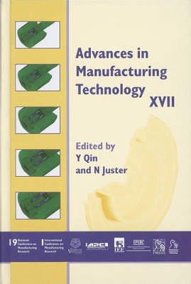 Advances in Manufacturing Technology XVII 2003 book