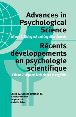 Advances in Psychological Science by Fergus Craik