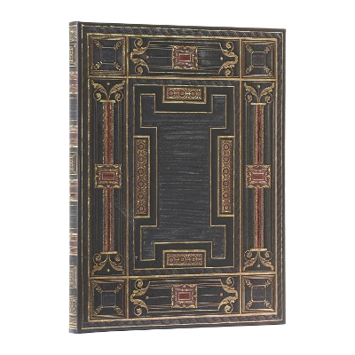 Onyx (Asterales) Ultra Lined Hardback Journal (Elastic Band Closure) book