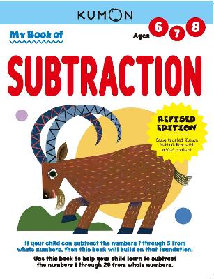 Kumon My Book of Subtraction: Revised Ed book