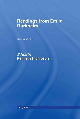 Readings from Emile Durkheim by Prof Kenneth Thompson