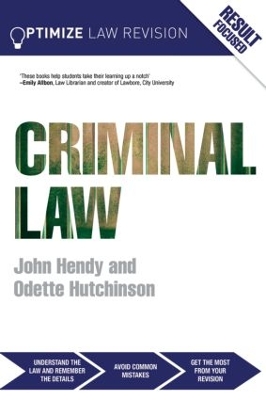 Optimize Criminal Law by John Hendy