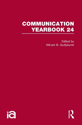 Communication Yearbook 24 by William Gudykunst