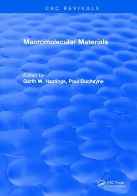 Macromolecular Materials book