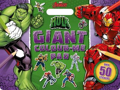 Marvel Avengers Hulk: Giant Colour Me Pad book