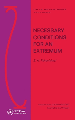 Necessary Conditions for an Extremum by B.N. Pshenichnyi