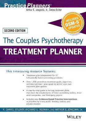 Couples Psychotherapy Treatment Planner, with DSM-5 Updates book