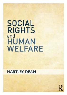 Social Rights and Human Welfare by Hartley Dean