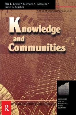 Knowledge and Communities by Eric Lesser