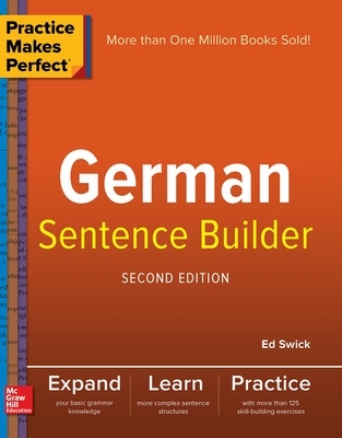 Practice Makes Perfect German Sentence Builder book