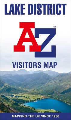 Lake District A-Z Visitors Map book