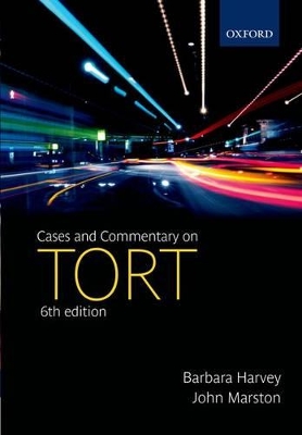 Cases and Commentary on Tort book