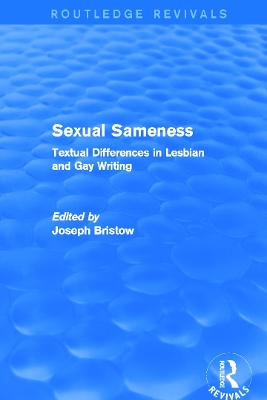 Sexual Sameness book