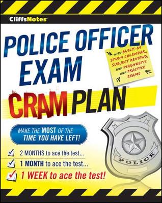 CliffsNotes Police Officer Exam Cram Plan book