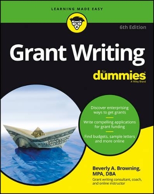 Grant Writing For Dummies by Beverly A. Browning