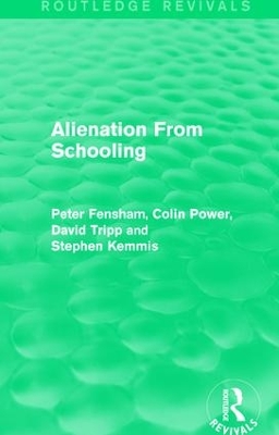 Alienation From Schooling (1986) book