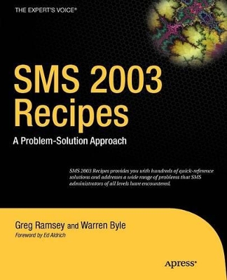 SMS 2003 Recipes book