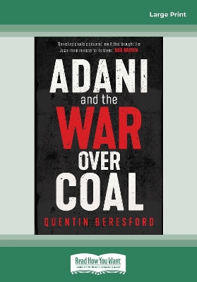 Adani and the War Over Coal book