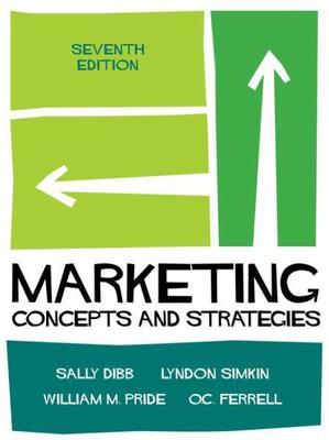 Marketing: Concepts and Strategies book