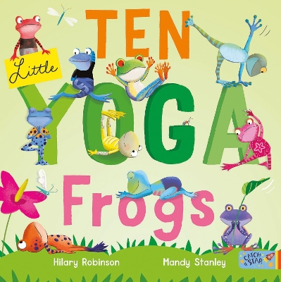 Ten Little Yoga Frogs book