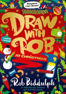 Draw with Rob at Christmas book