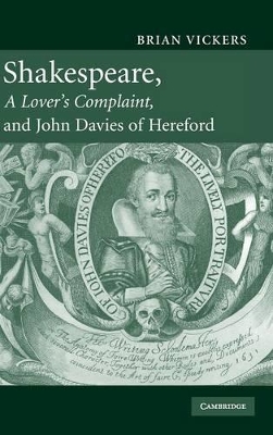 Shakespeare, 'A Lover's Complaint', and John Davies of Hereford book