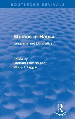 Studies in Hausa by Graham Furniss