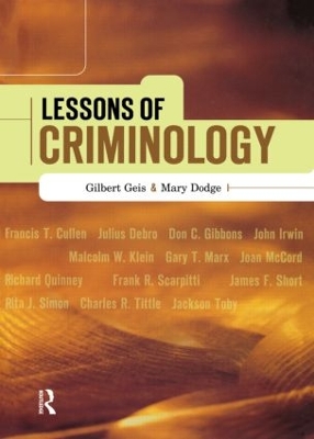 Lessons of Criminology by Gilbert Geis
