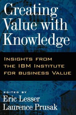 Creating Value with Knowledge book