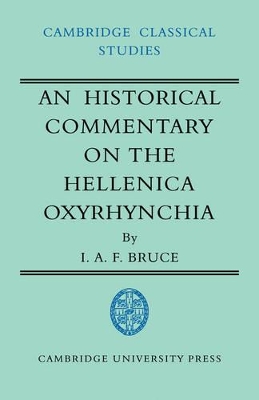 Historical Commentary on the Hellenica Oxyrhynchia book