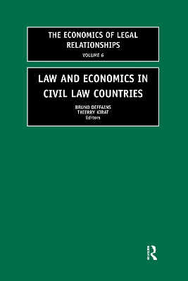 Law and Economics in Civil Law Countries by Bruno Deffains